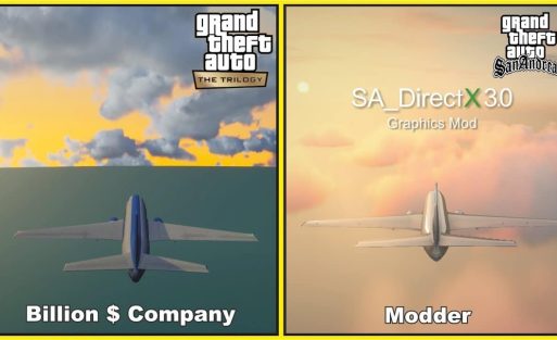 Video Thumbnail: GTA San Andreas: The Definitive Edition VS Original San Andreas with Graphics Mod.